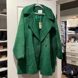 Women's Oversized Essential Faux Jacket - A New Day XXL